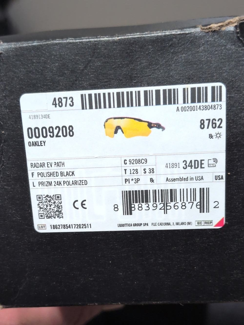 Oakley Sunglasses Yellow Lens Black Frame
